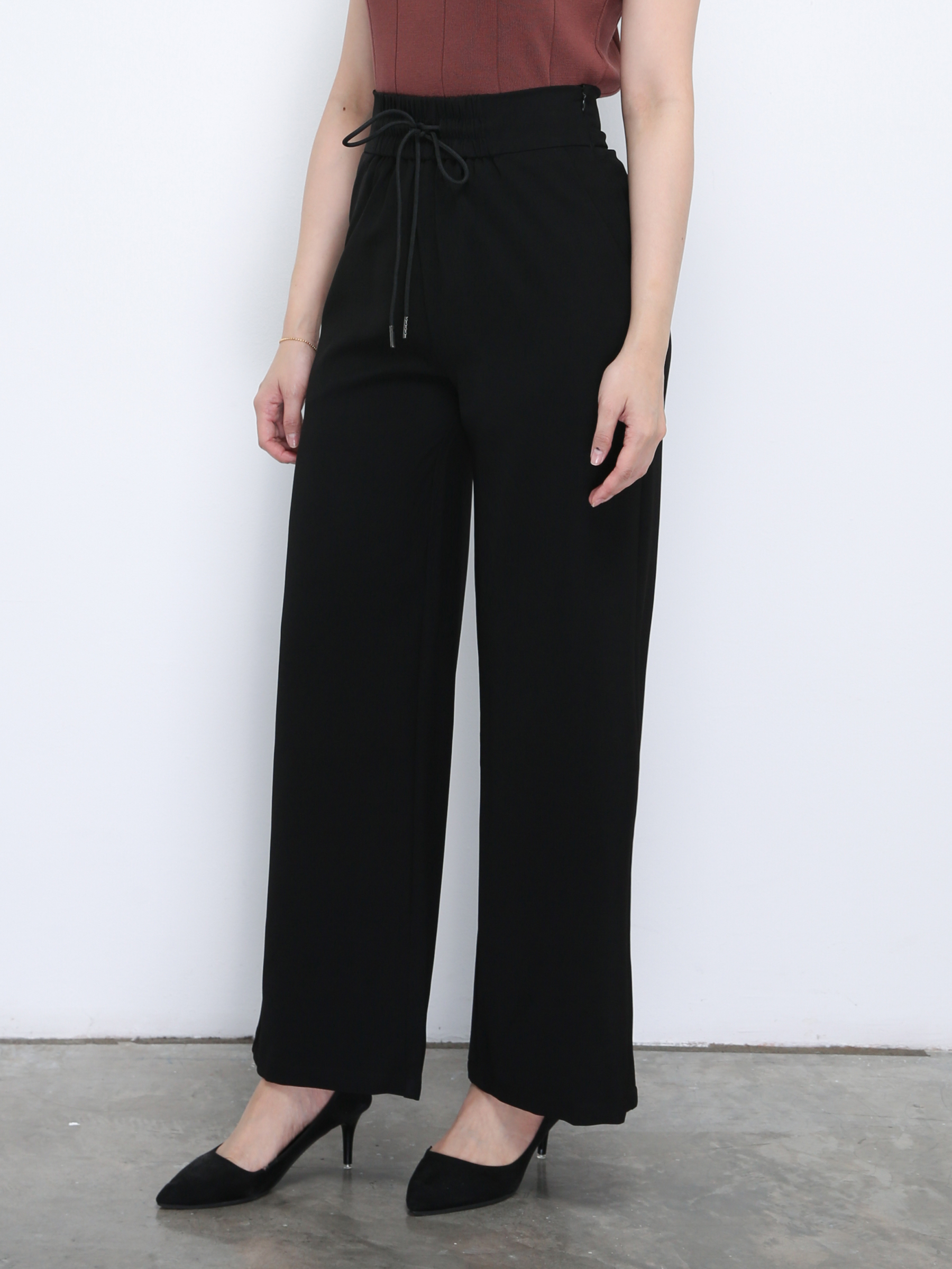 High Waist Front Pocket Long Pant DJ021