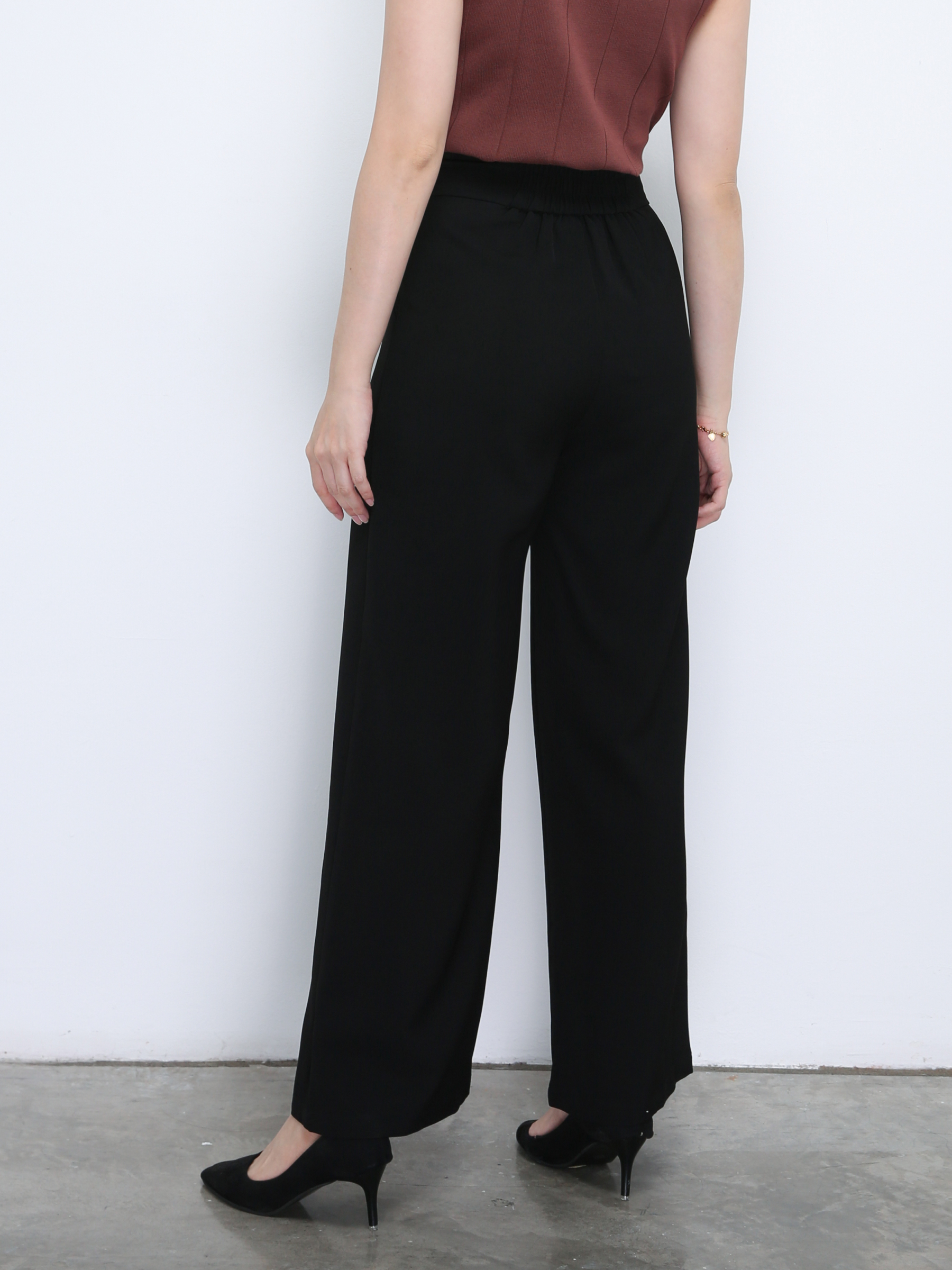 High Waist Front Pocket Long Pant DJ021