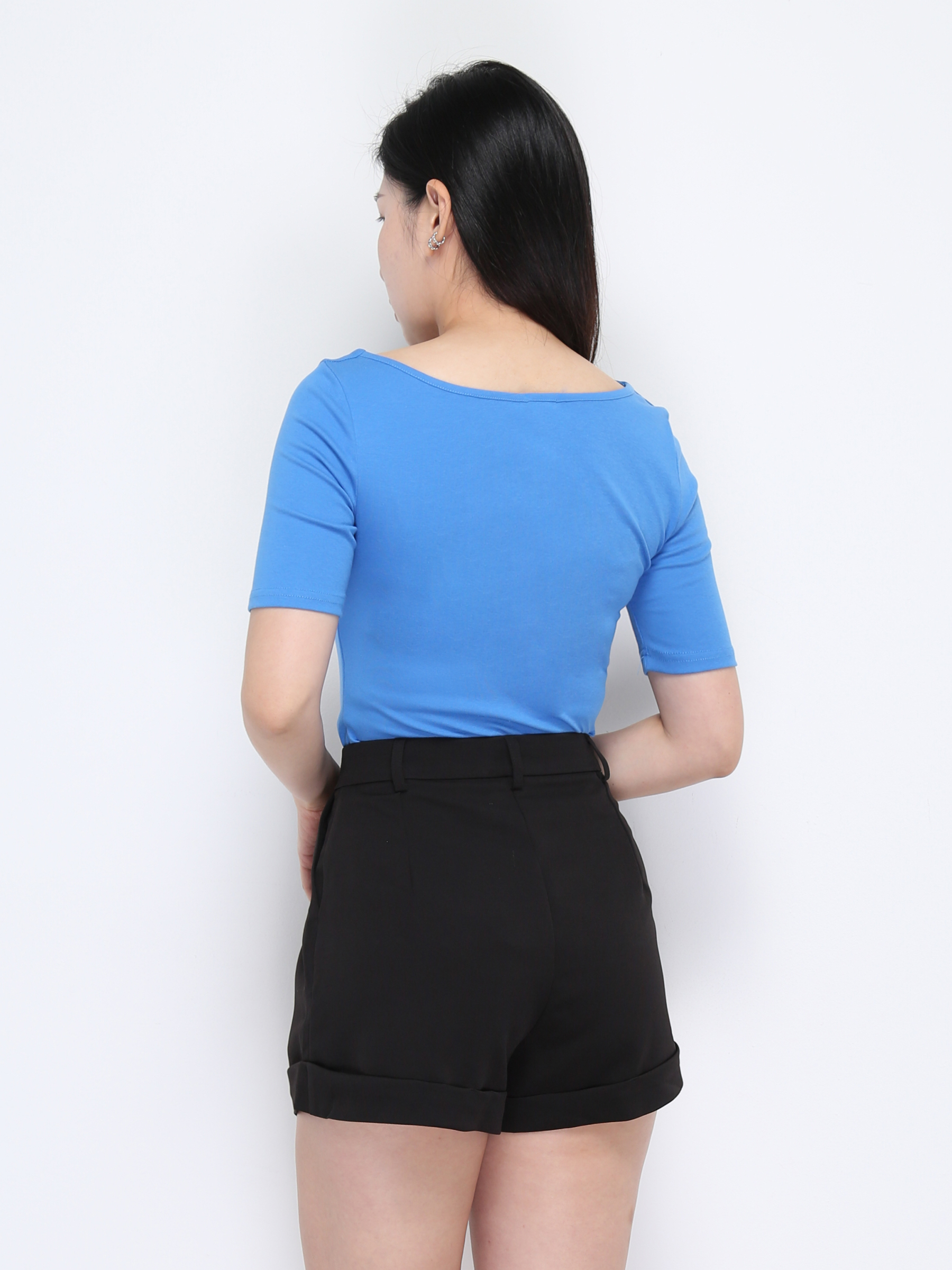 Front Pocket Pleated Short Pant 34971
