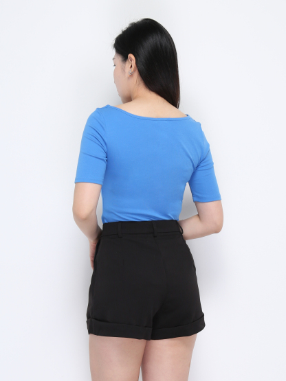 Front Pocket Pleated Short Pant 34971