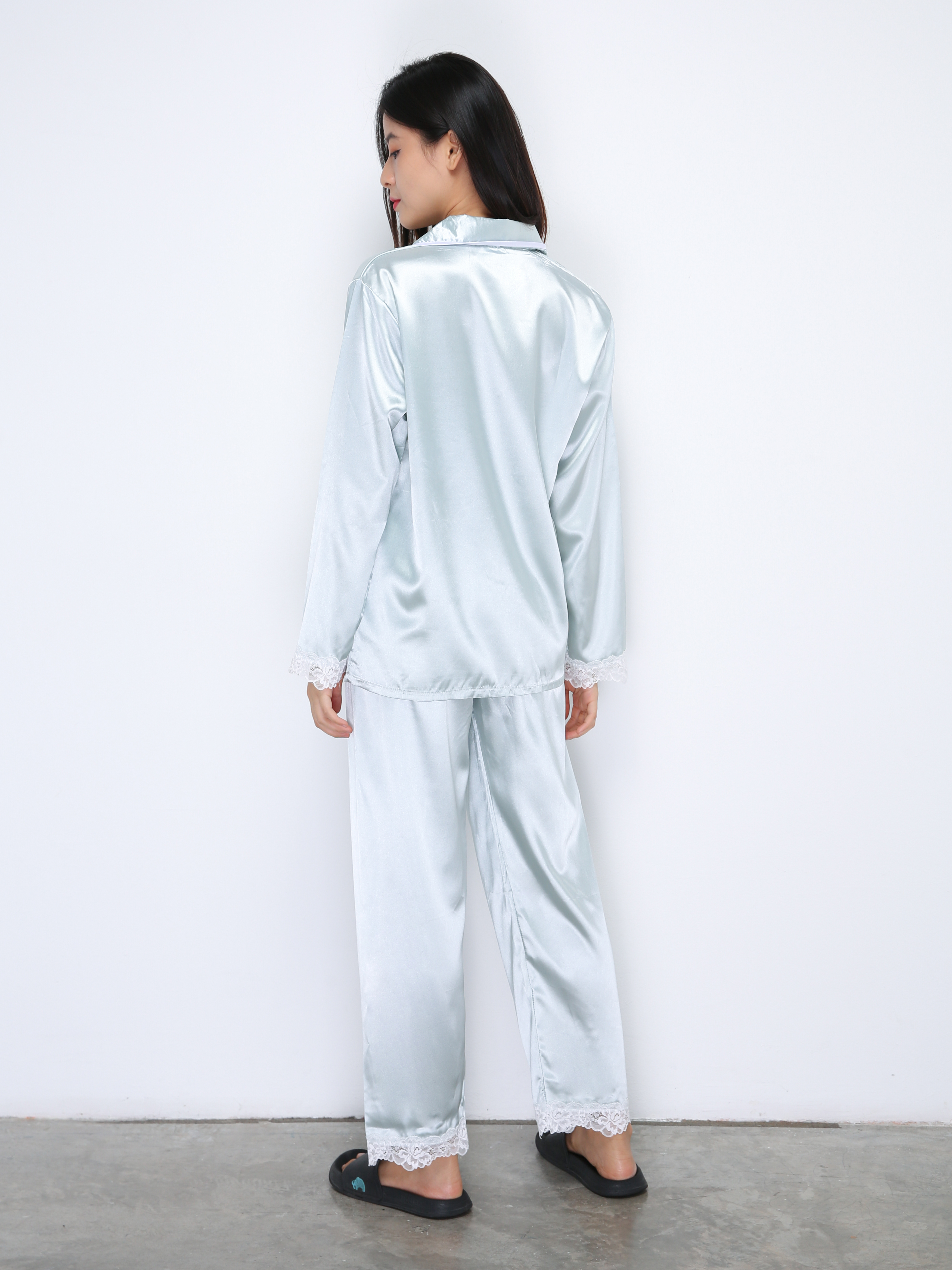 Sleep Wear With Lace Set 35557