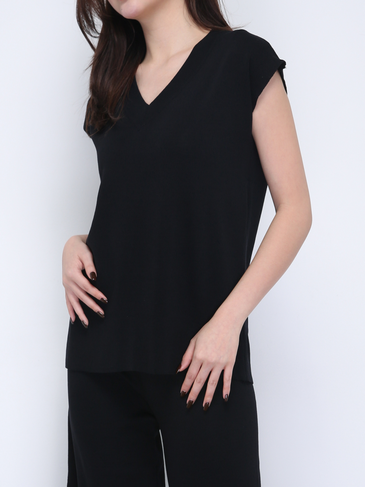 Sleeveless Knitted Set 21622