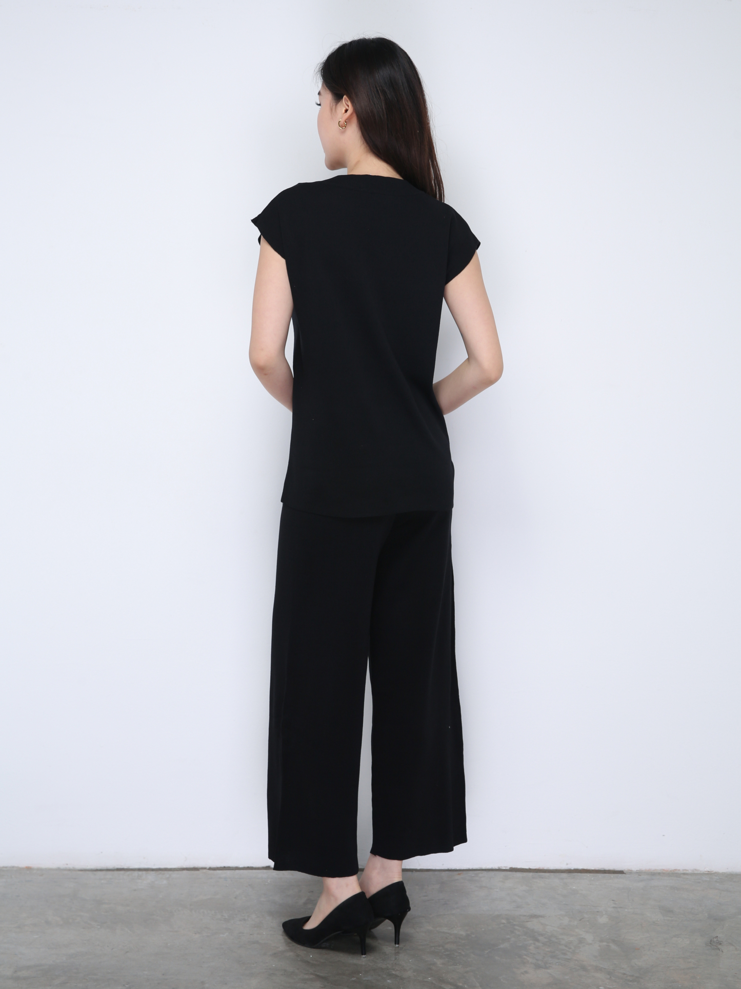 Sleeveless Knitted Set 21622