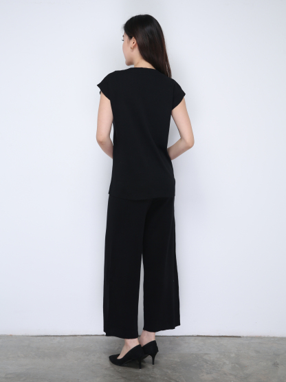 Sleeveless Knitted Set 21622