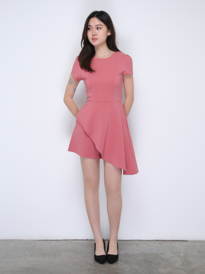 Formal Suit Irregular Long Jumpsuit 21690