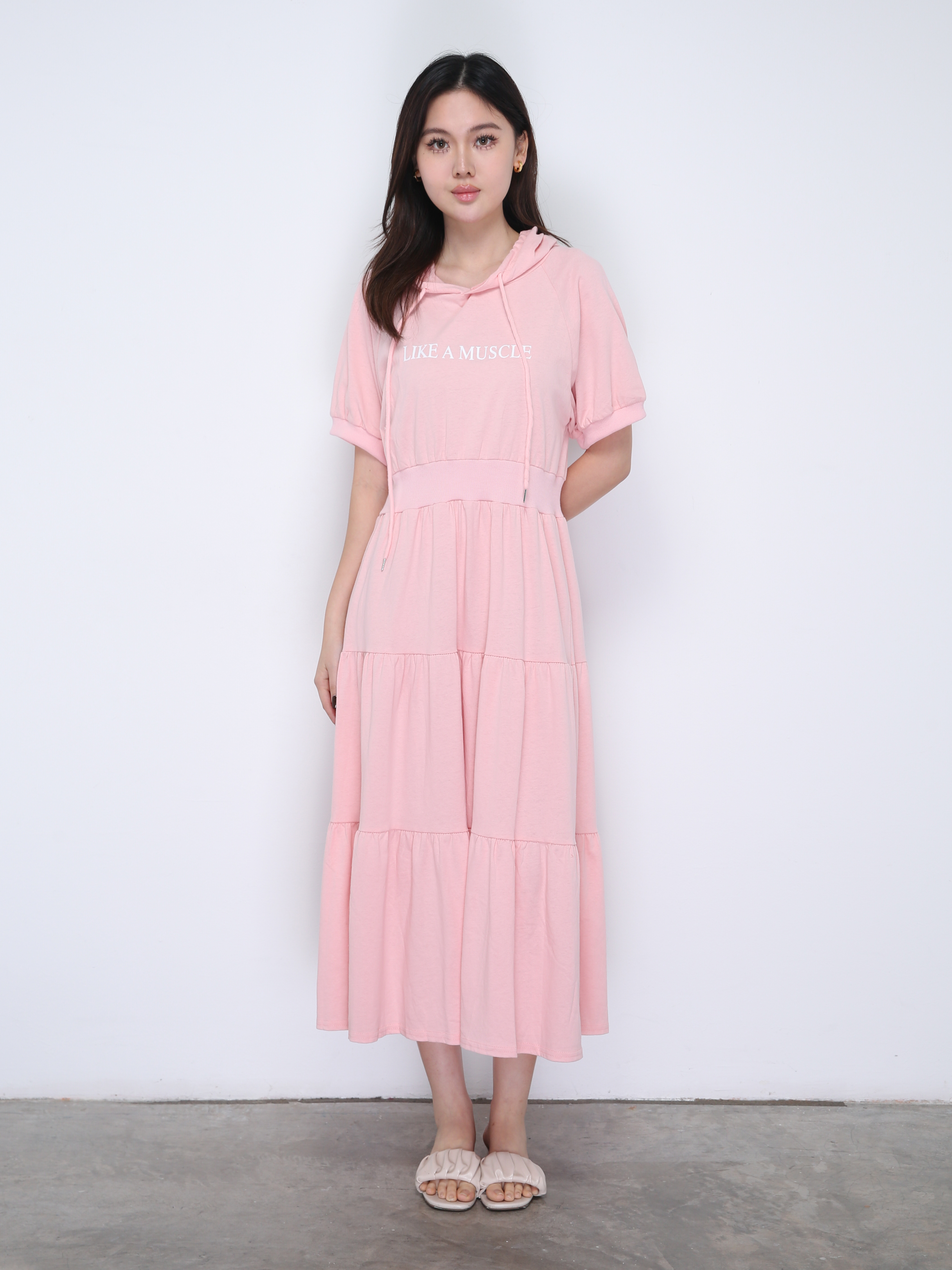 Layered With Cap Dress 21692