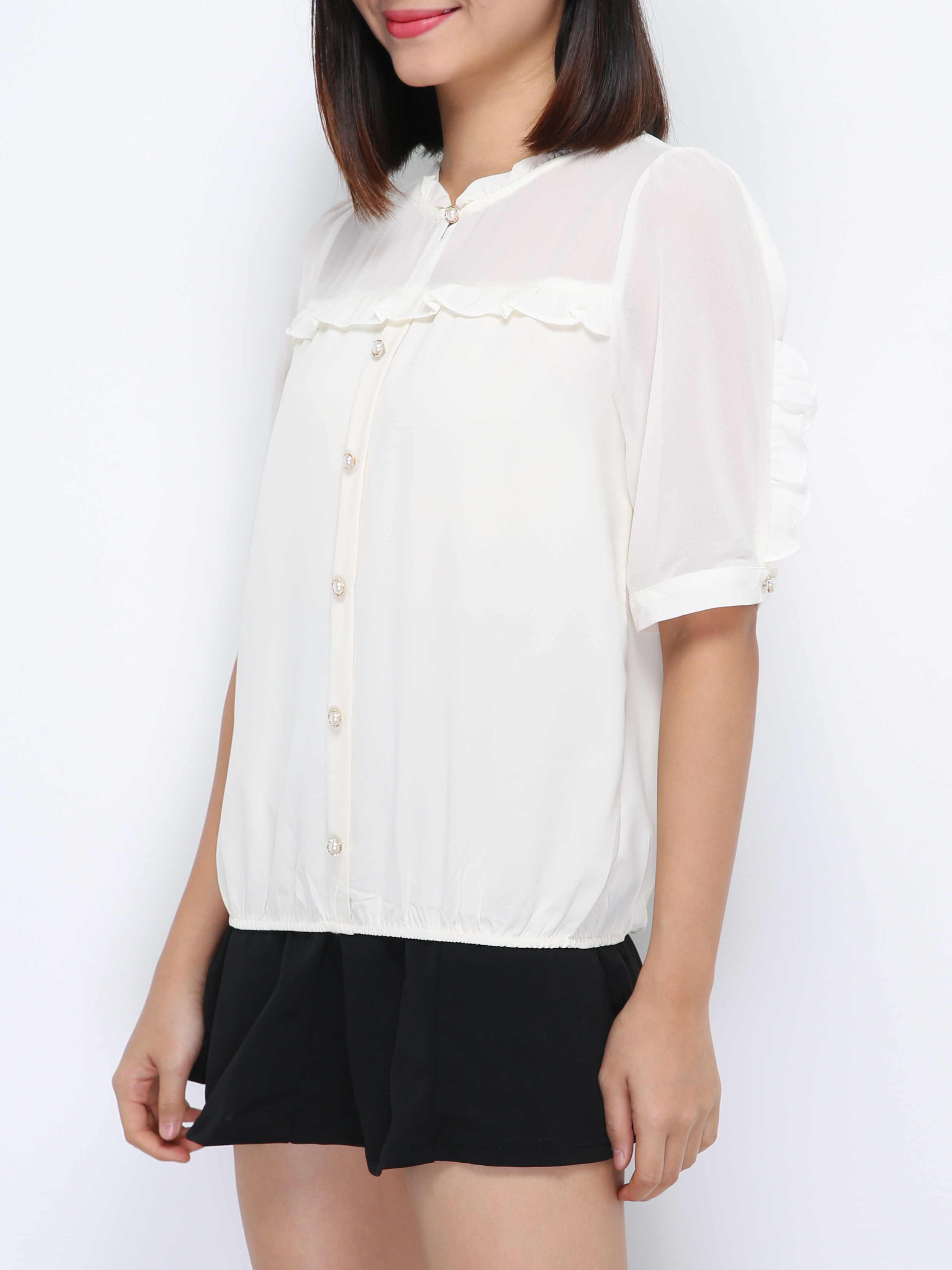 Front Button Blouse 35598