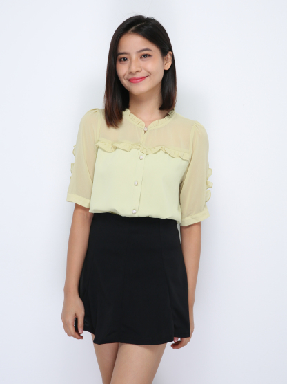 Front Button Blouse 35598