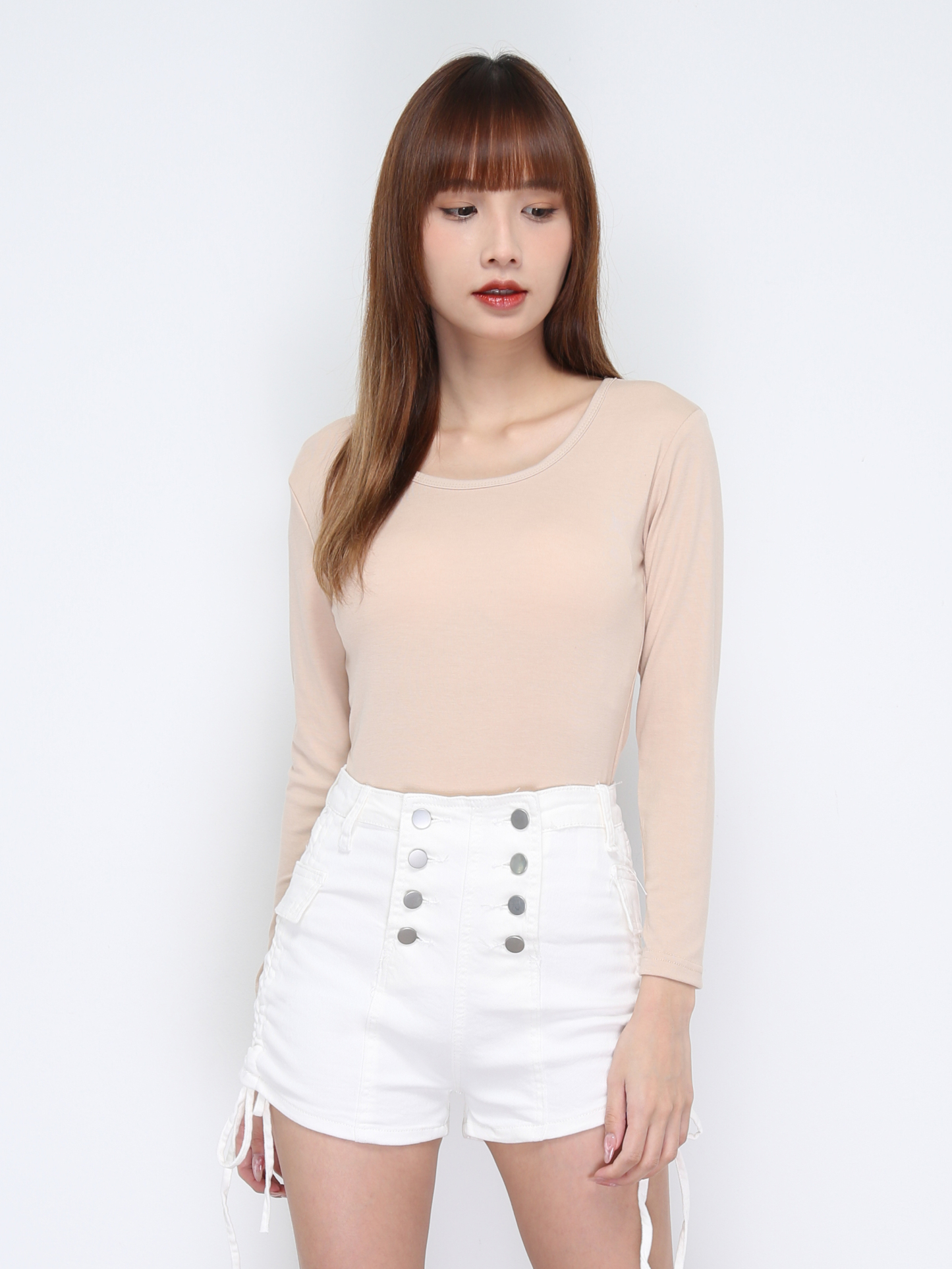 Boat Neck Plain Top 20991
