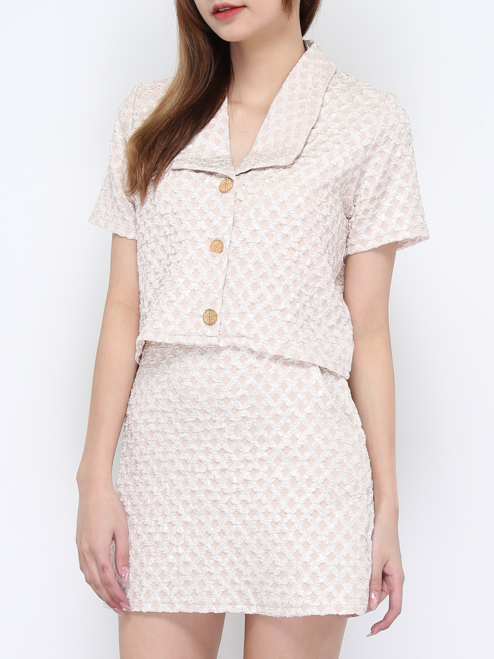 Chanel Style Diamond Pattern Set 20525