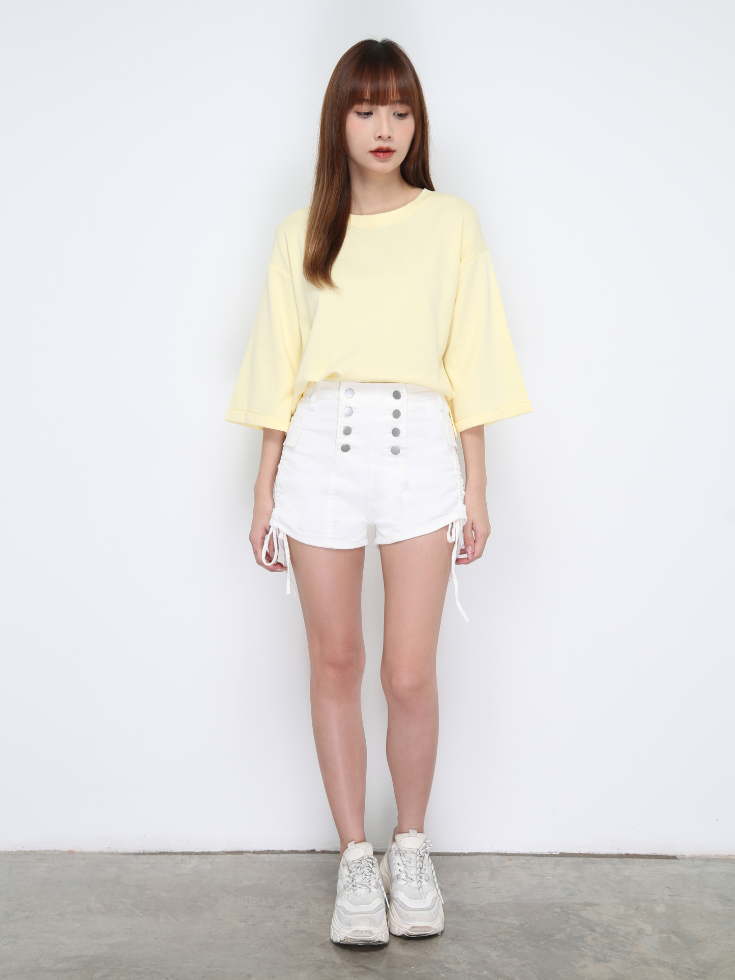 Front Short With Back Long Plain Top 21130