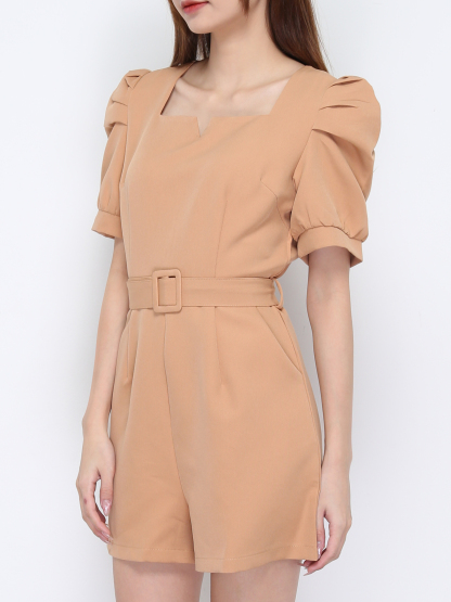 Sweetheart Neckline With Belt Jumpsuit 20815