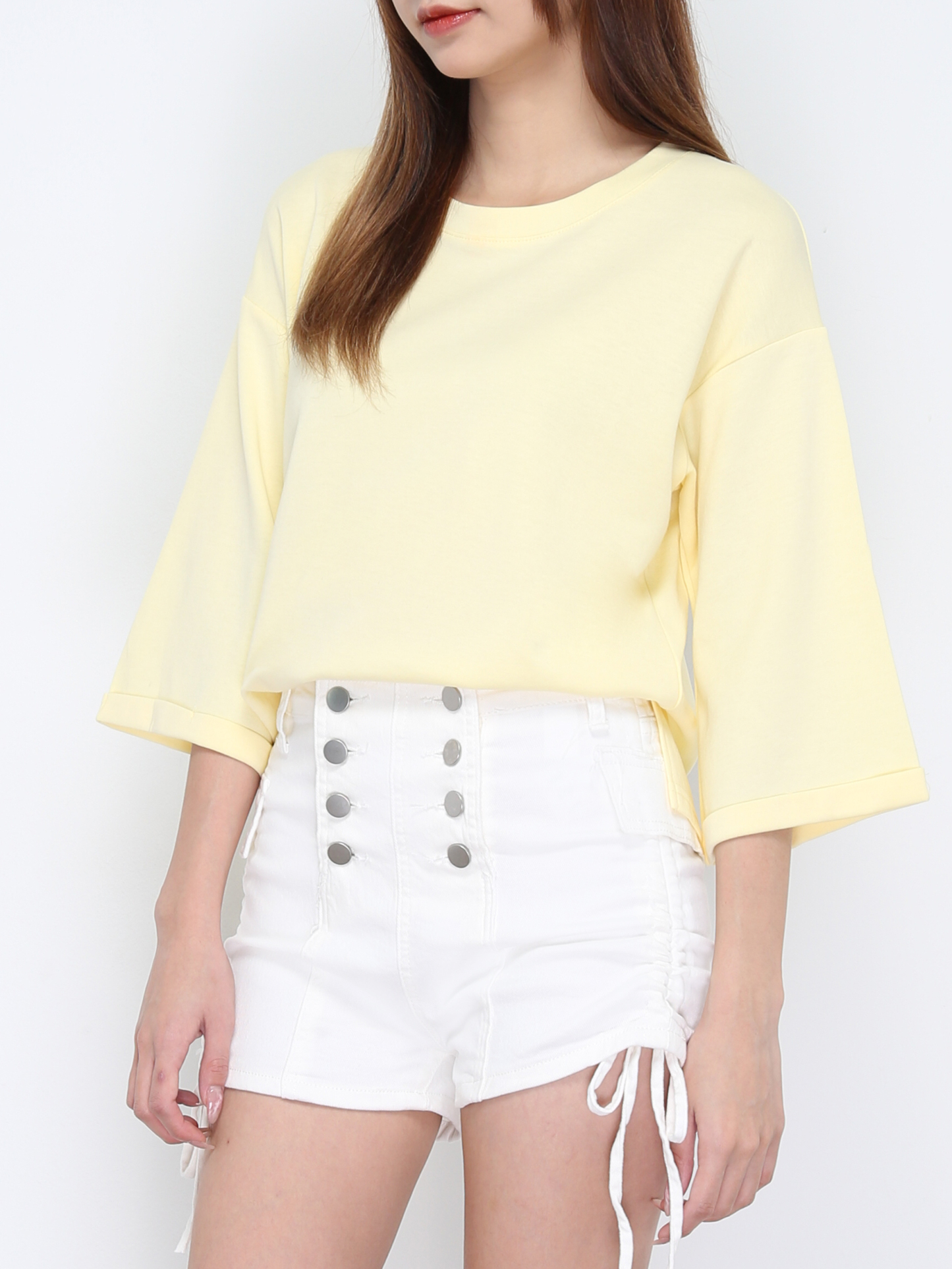 Front Short With Back Long Plain Top 21130