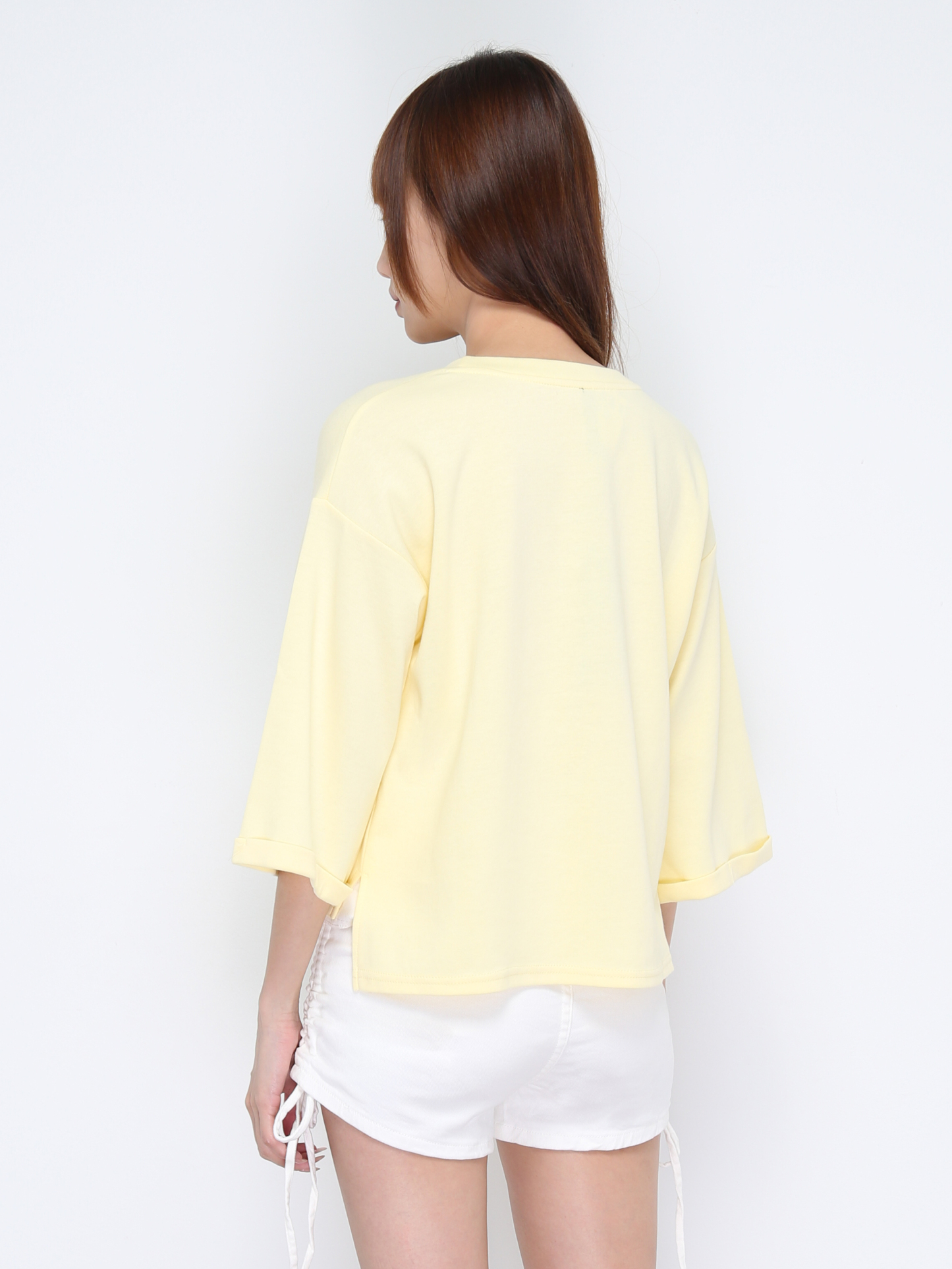 Front Short With Back Long Plain Top 21130
