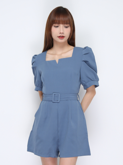 Sweetheart Neckline With Belt Jumpsuit 20815