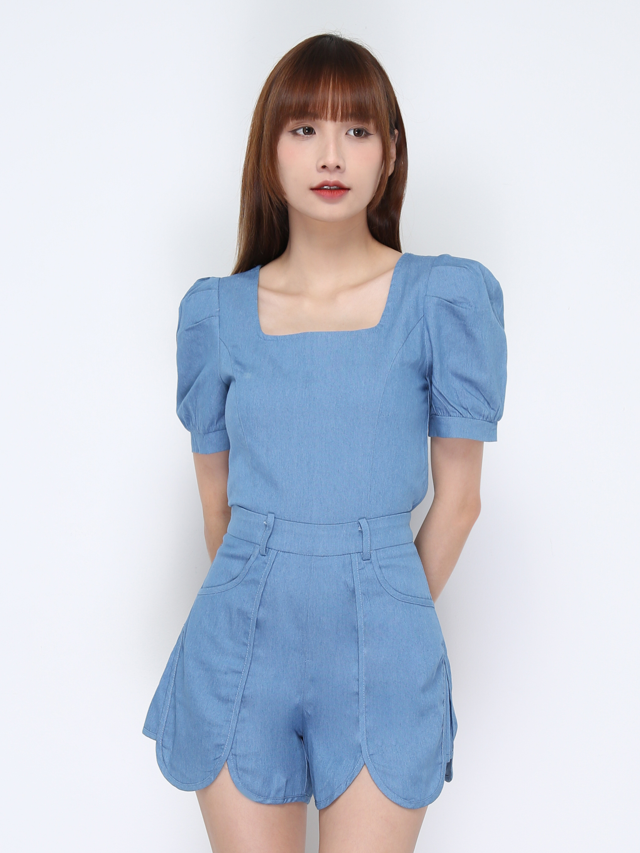Denim Two Piece Set 20544