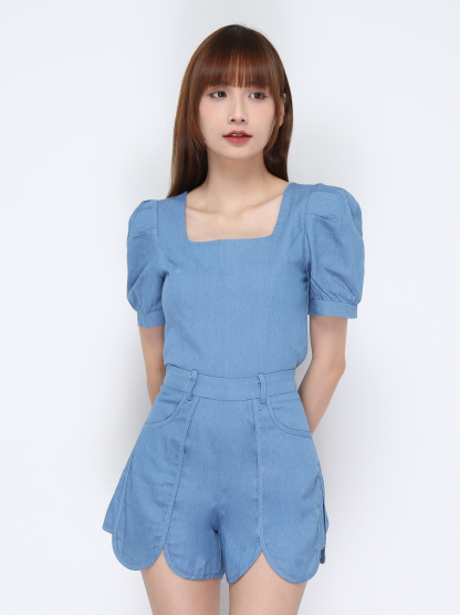 Denim Two Piece Set 20544