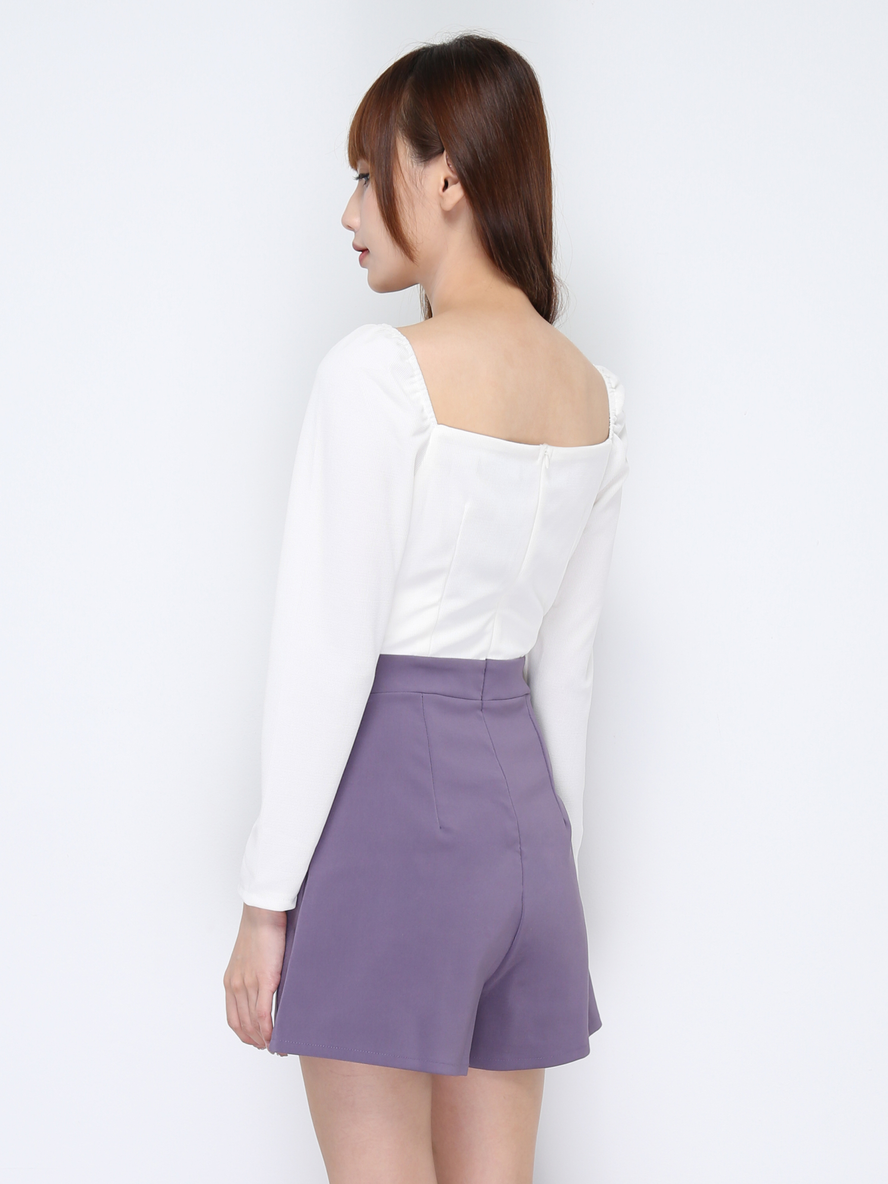 Two Tone Long Sleeve Jumpsuit 20622