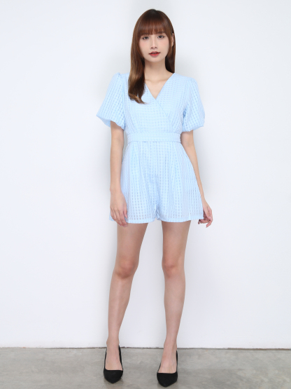 V Neck Wrap With Belt Jumpsuit 20813