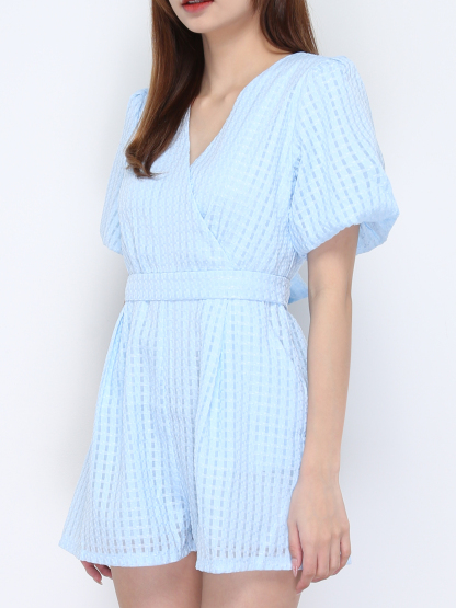 V Neck Wrap With Belt Jumpsuit 20813