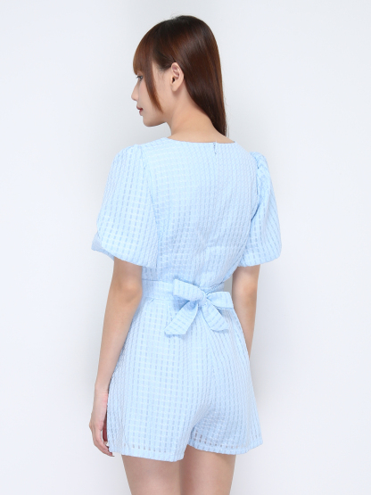 V Neck Wrap With Belt Jumpsuit 20813