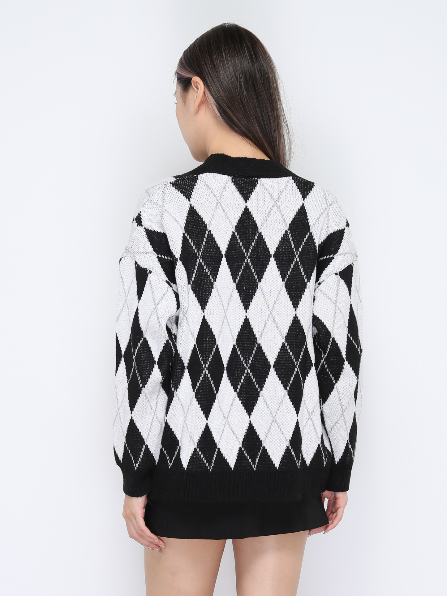 Knitted Diamond Shape Top 20676
