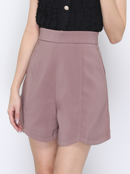 High Waist Side Pocket Short Pant 20250