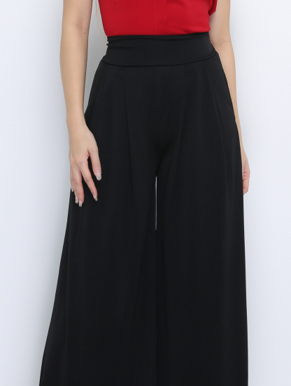 High Waist Pleated Long Pants 35082