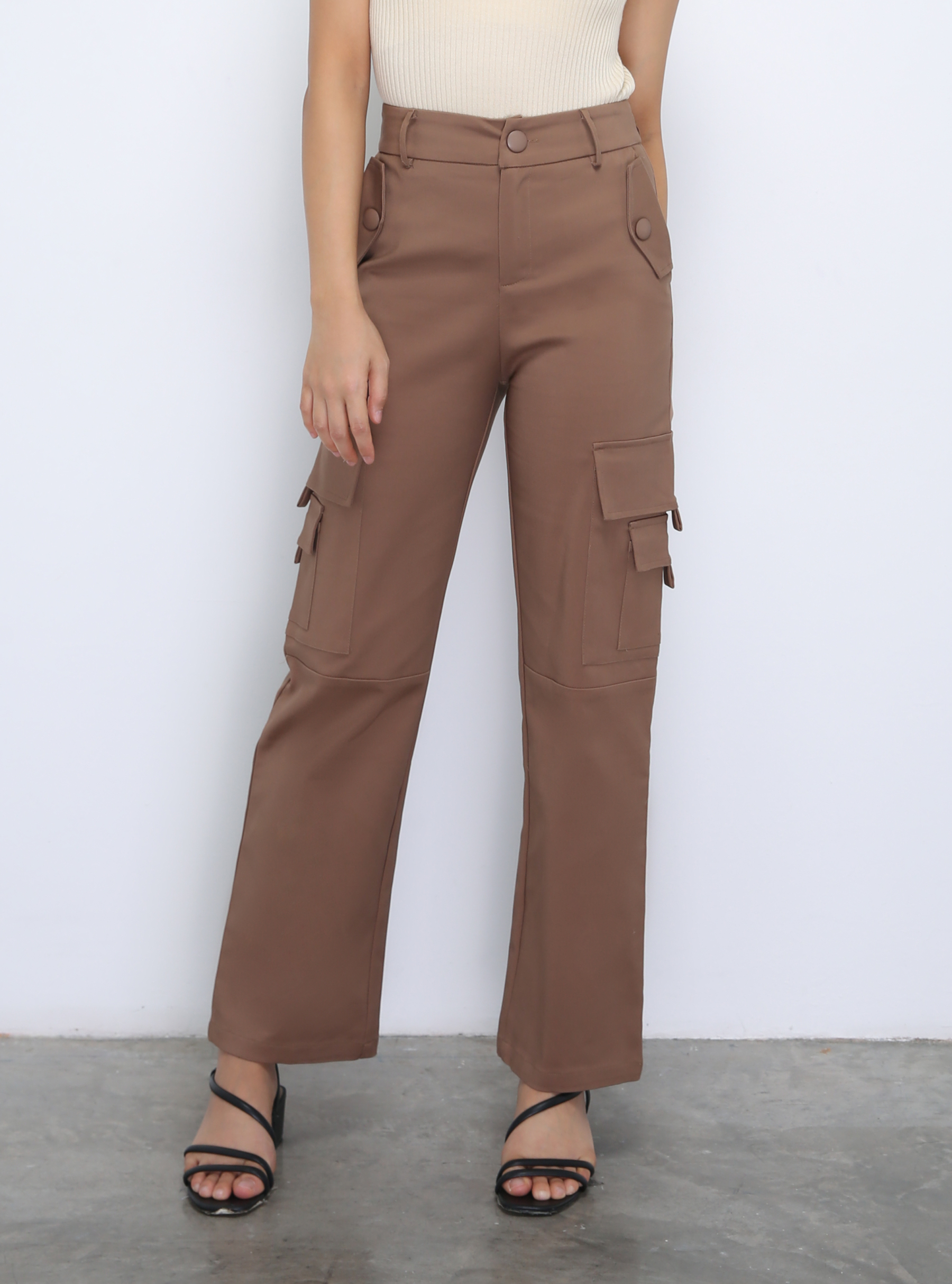 Side Pocket Long Pants DJ024
