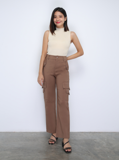 Side Pocket Long Pants DJ024