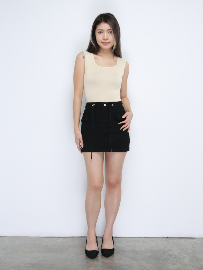 Side Pocket Skirt Pants 34890