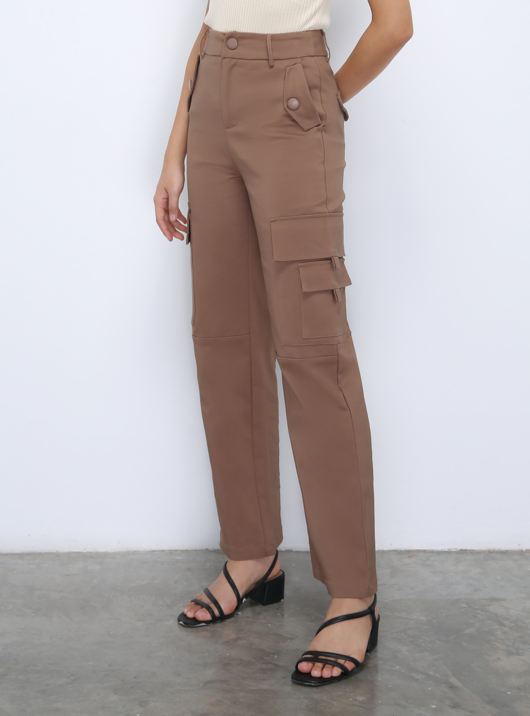 Side Pocket Long Pants DJ024