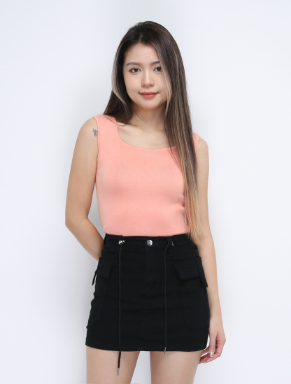 Side Pocket Skirt Pants 34890