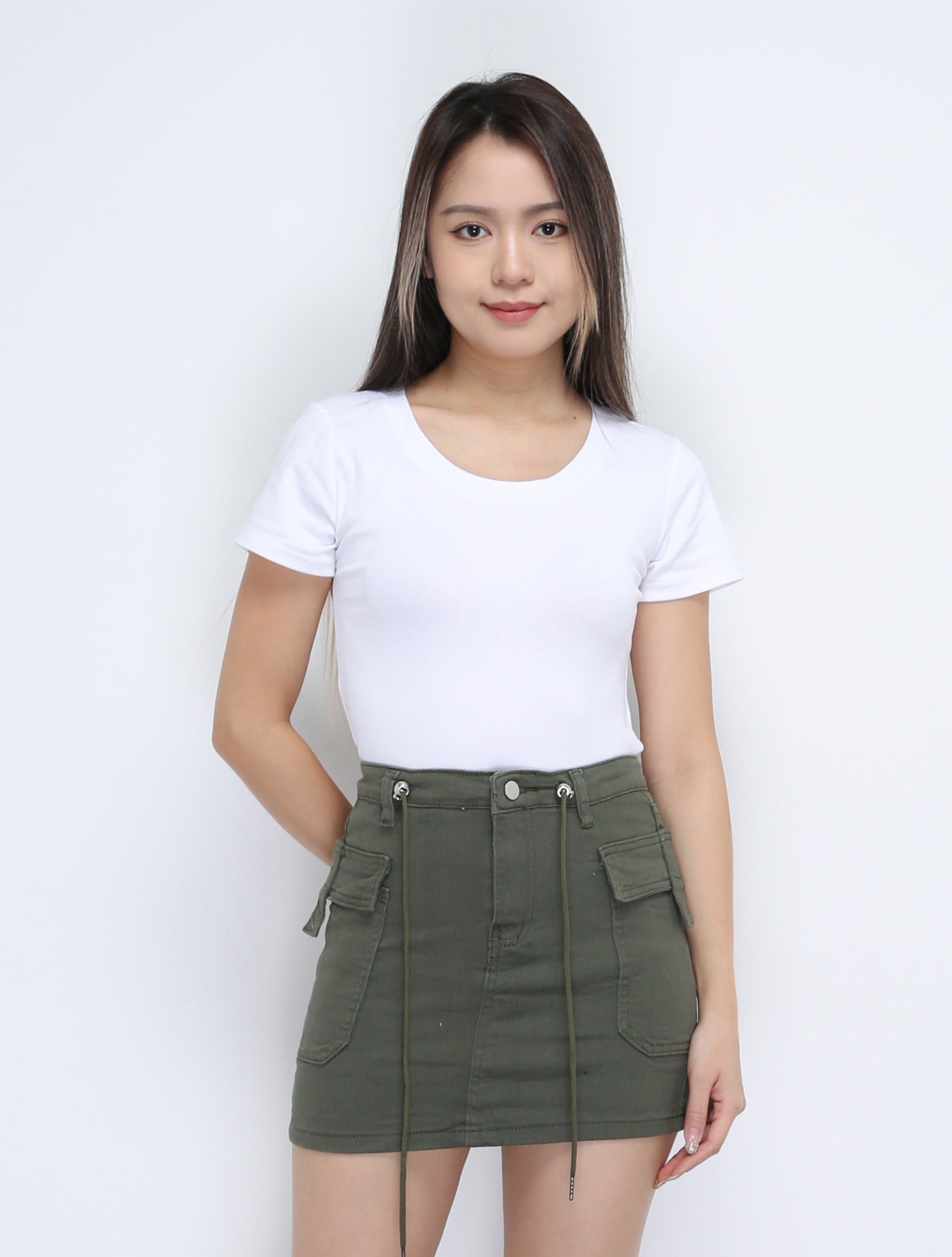 Side Pocket Skirt Pants 34890