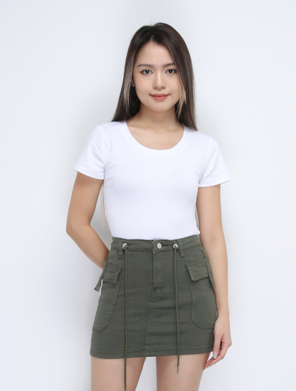 Side Pocket Skirt Pants 34890