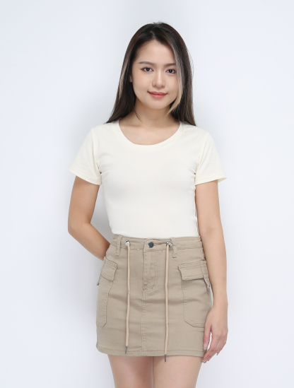 Side Pocket Skirt Pants 34890