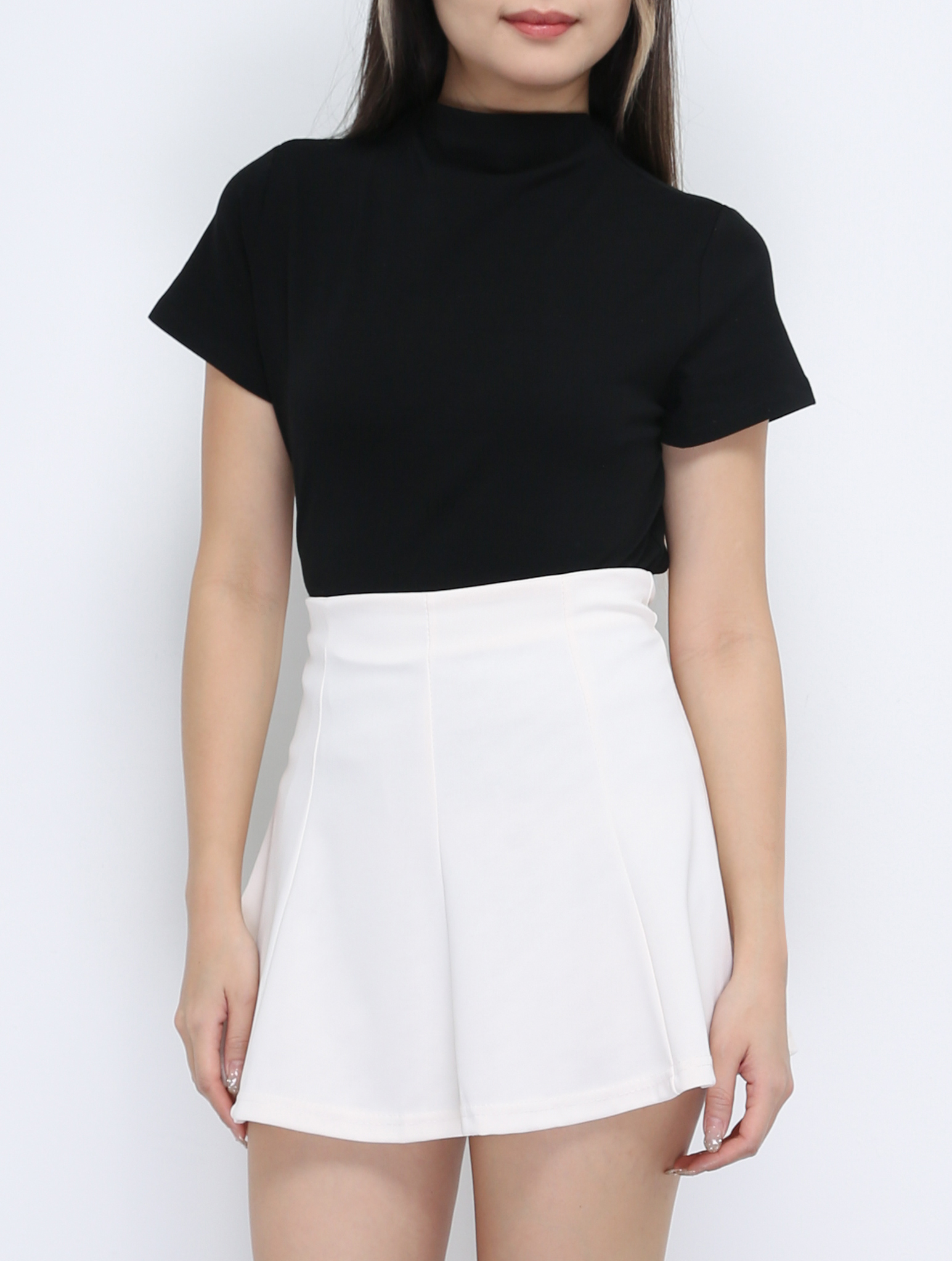 Turtle Neck Plain Top 30640