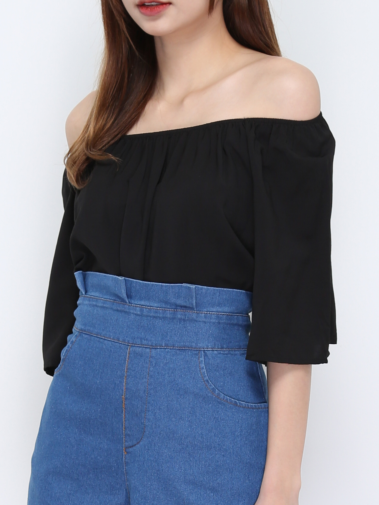 Off Shoulder Short Sleeve Top 20247