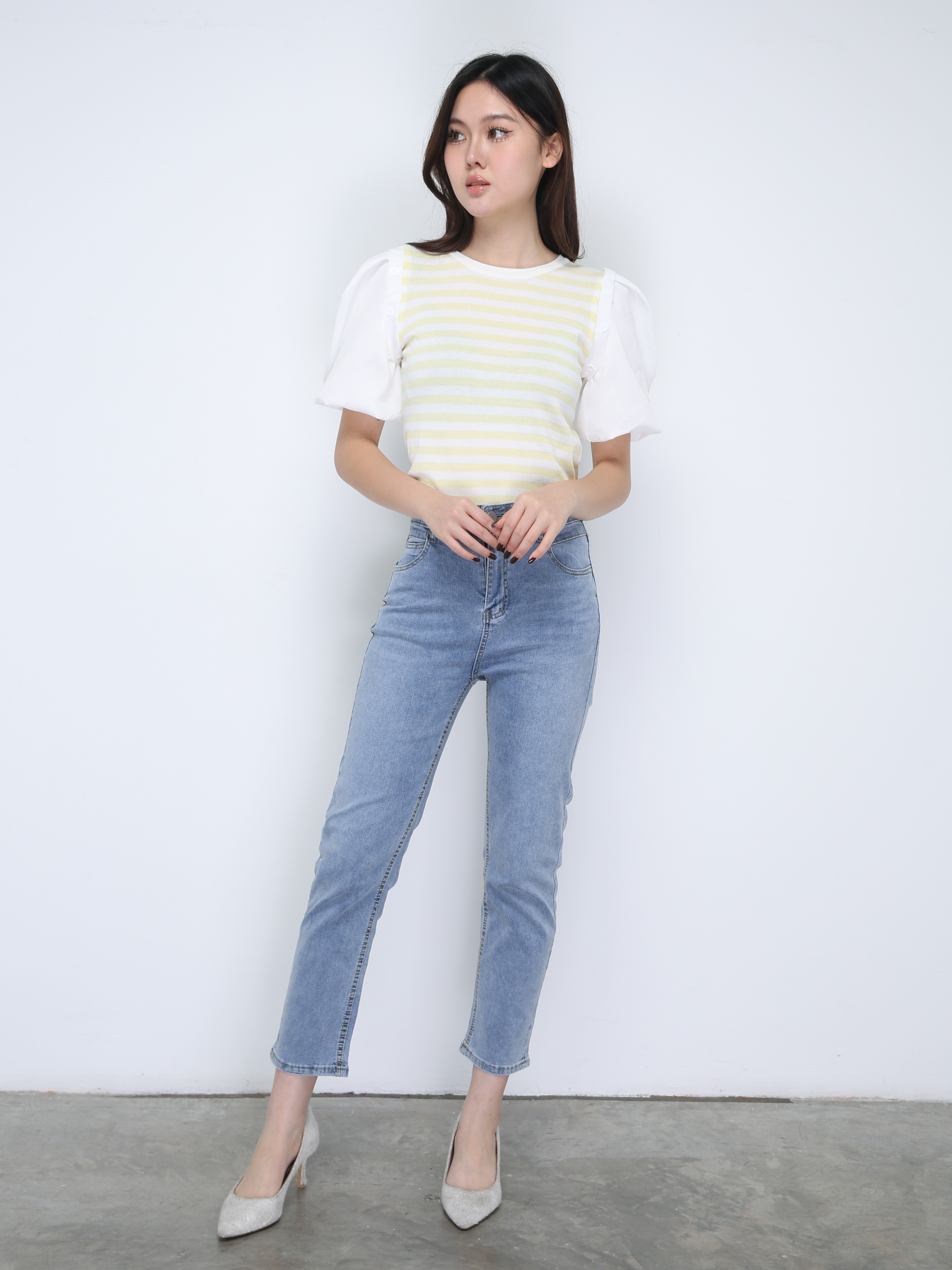 Knitted Stripe Top 21671