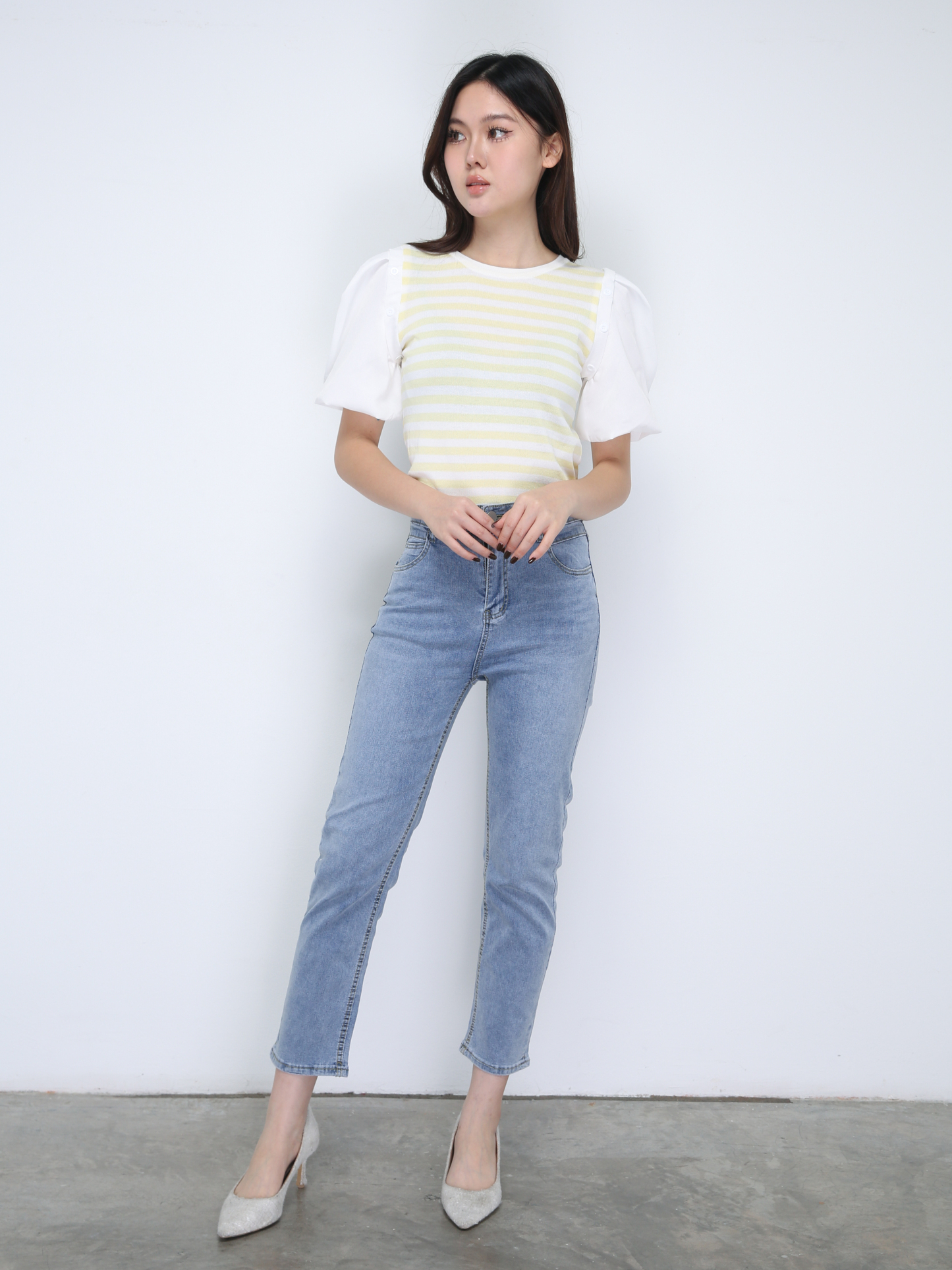 Knitted Stripe Top 21671