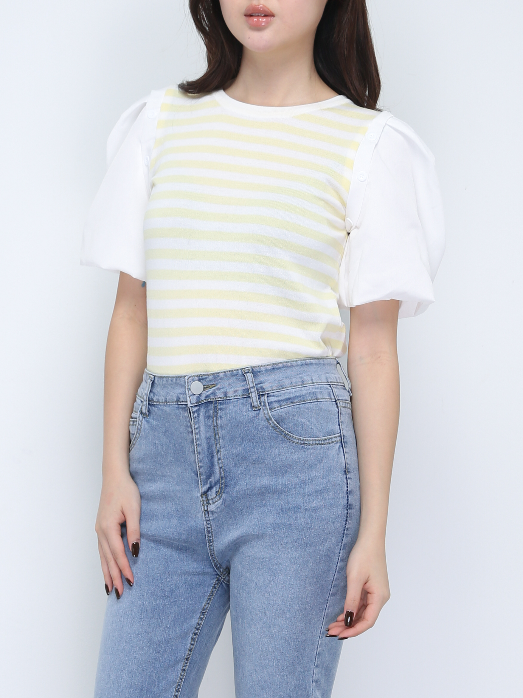 Knitted Stripe Top 21671