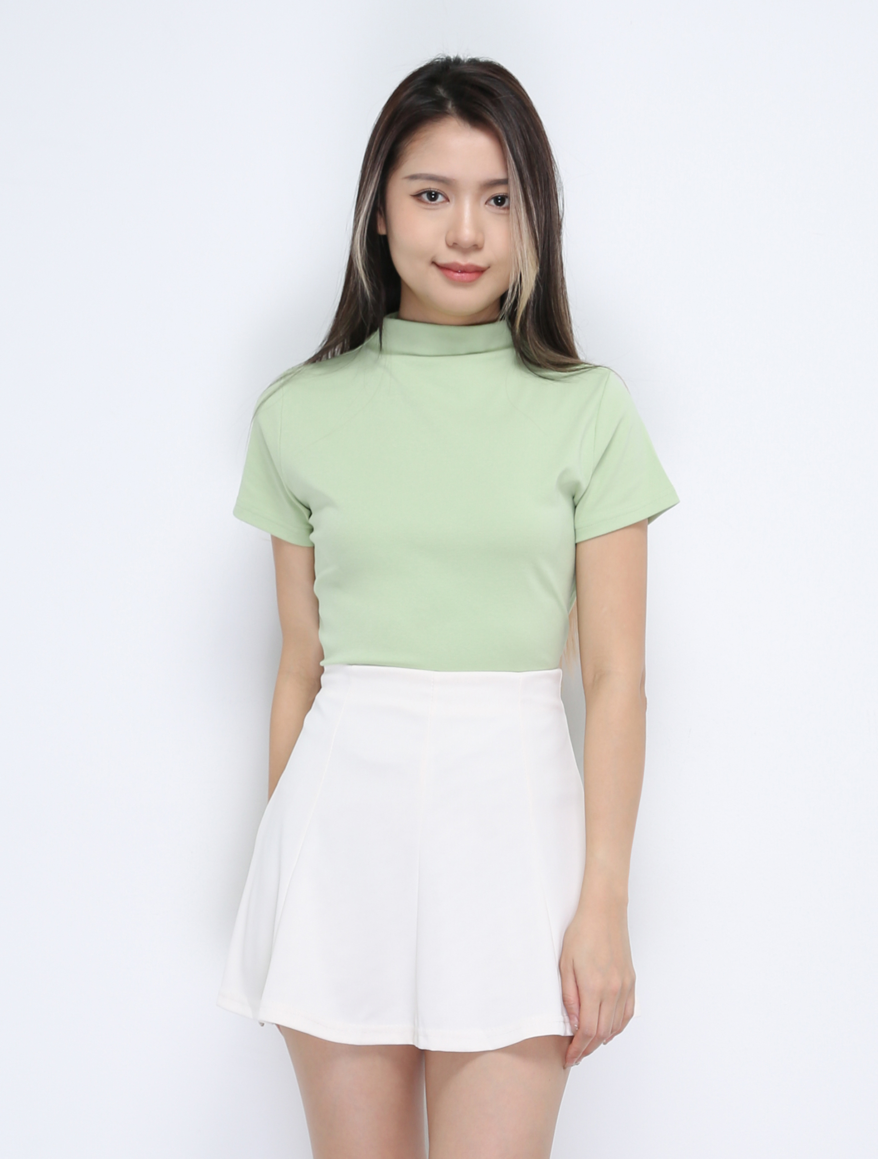 Turtle Neck Plain Top 30640