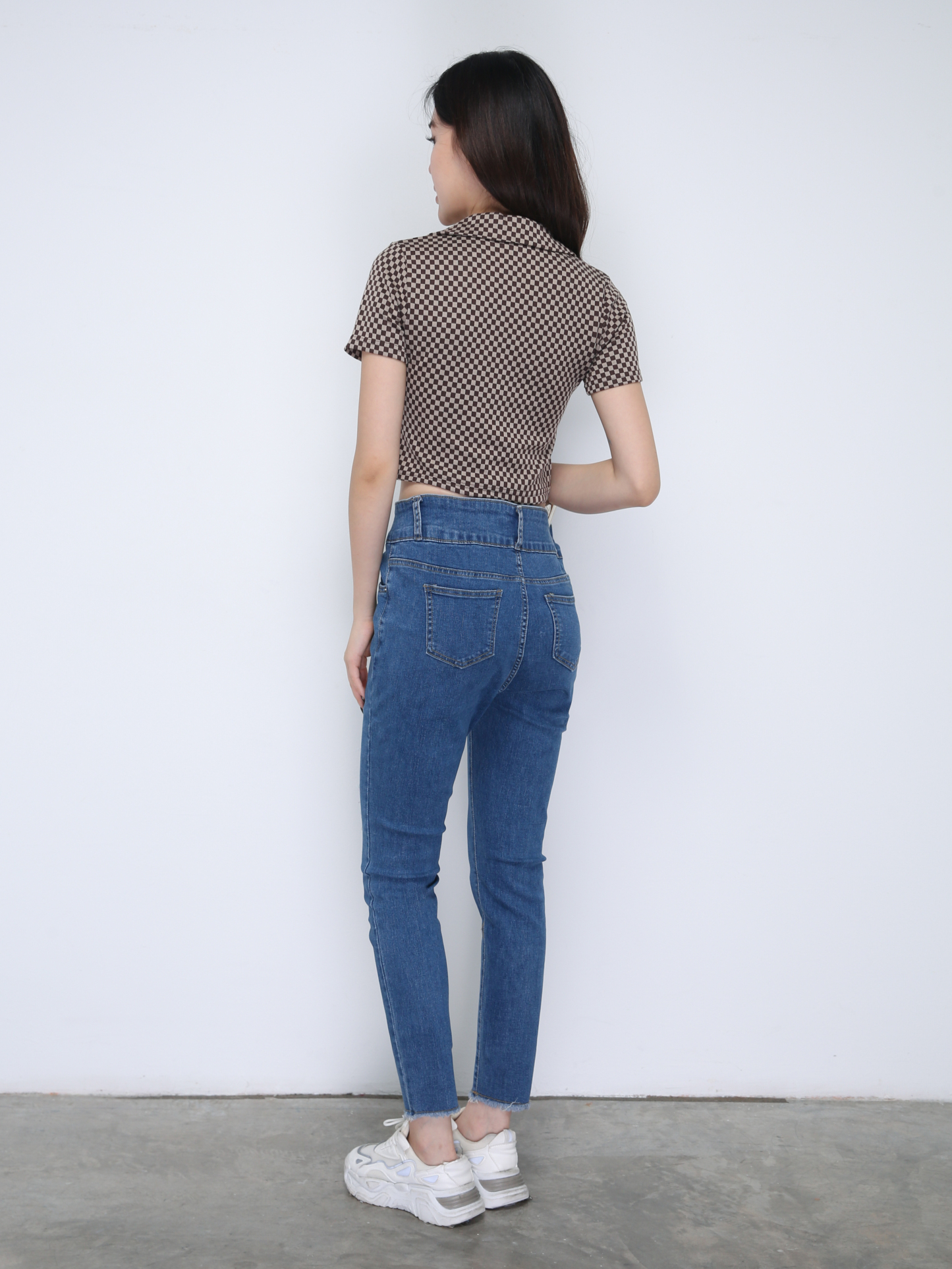 Denim Ripped Long Pants 21660