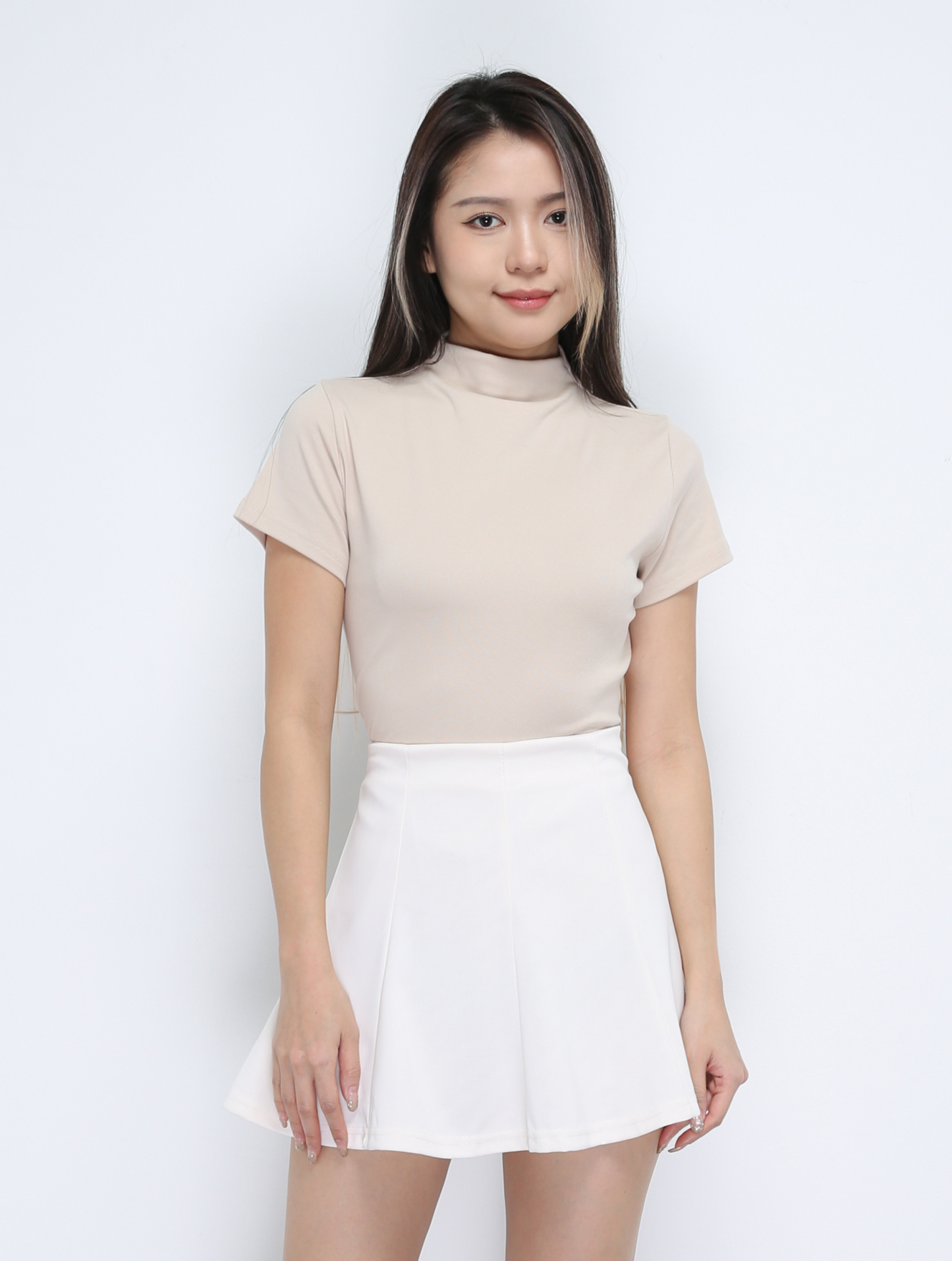 Turtle Neck Plain Top 30640