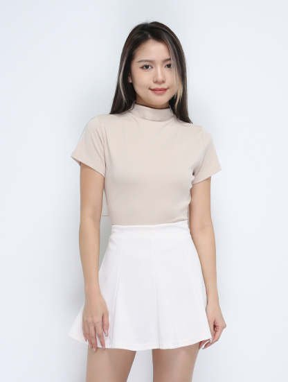 Turtle Neck Plain Top 30640