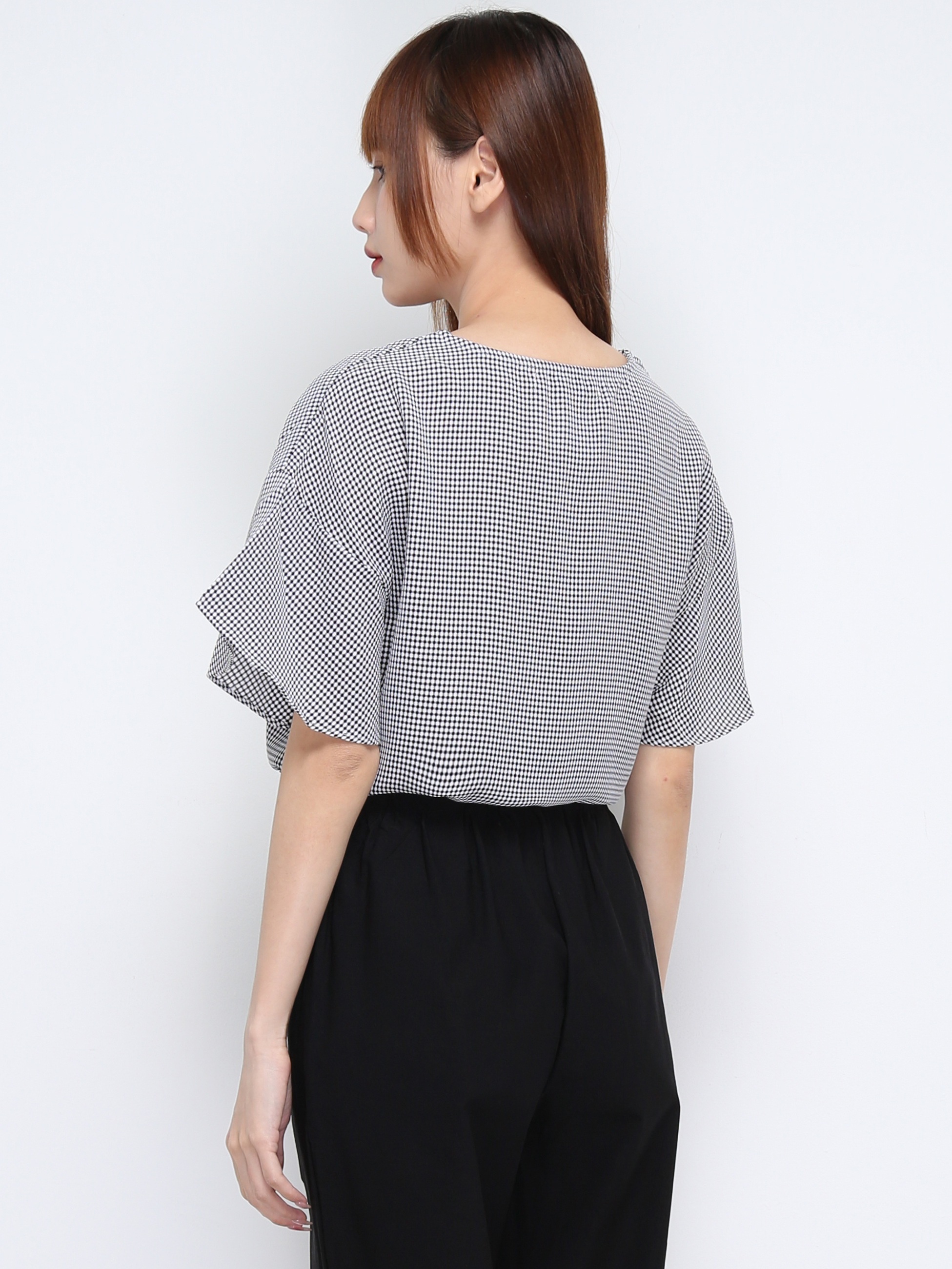 V Neck Twist Top 21213