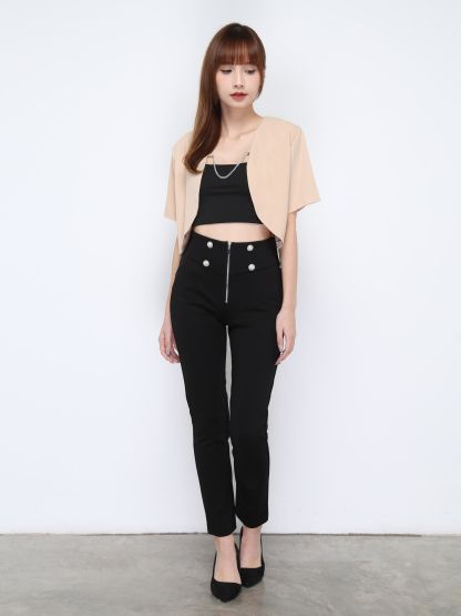 Decorative Chain Outerwear 20207