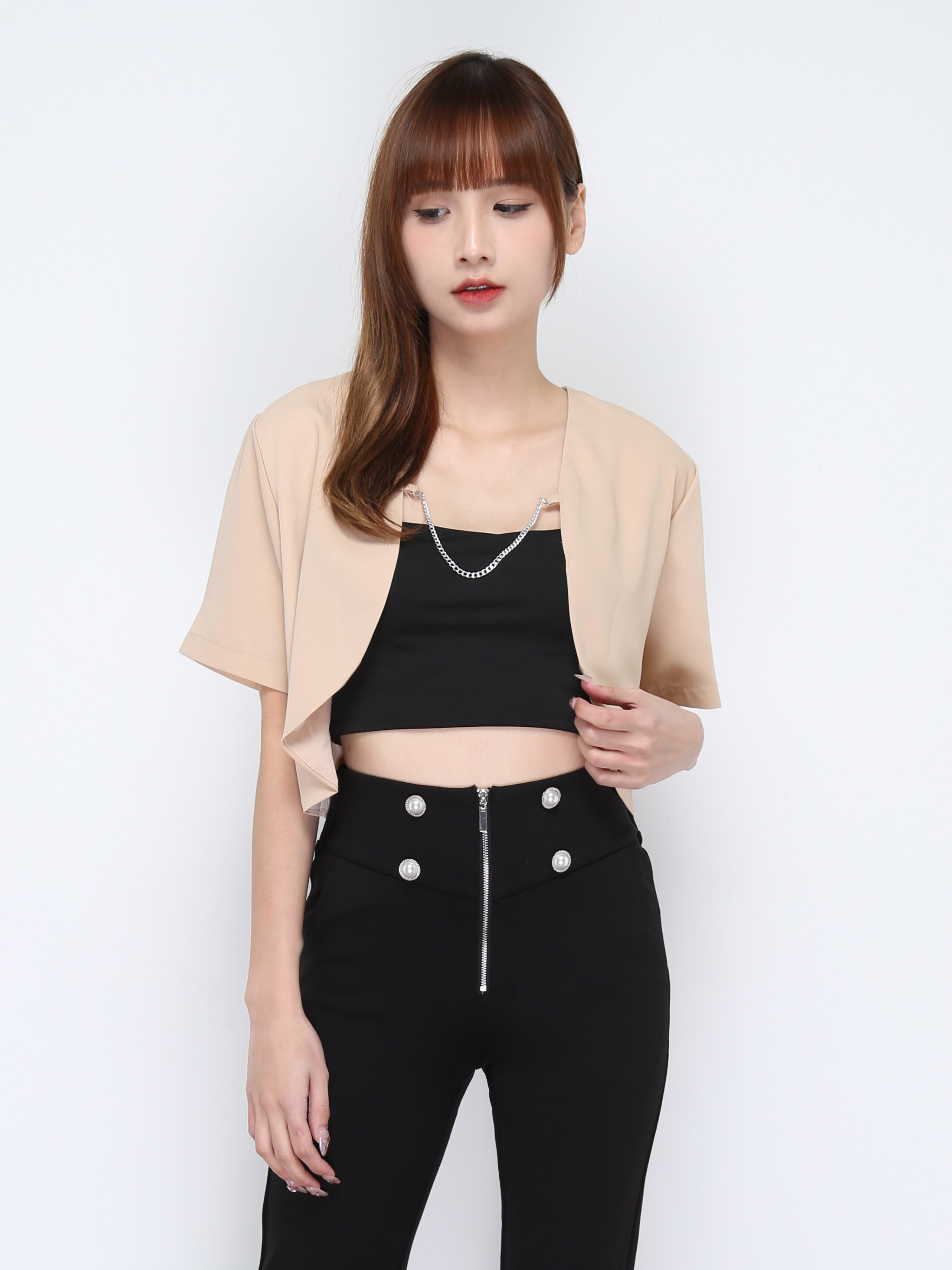 Decorative Chain Outerwear 20207