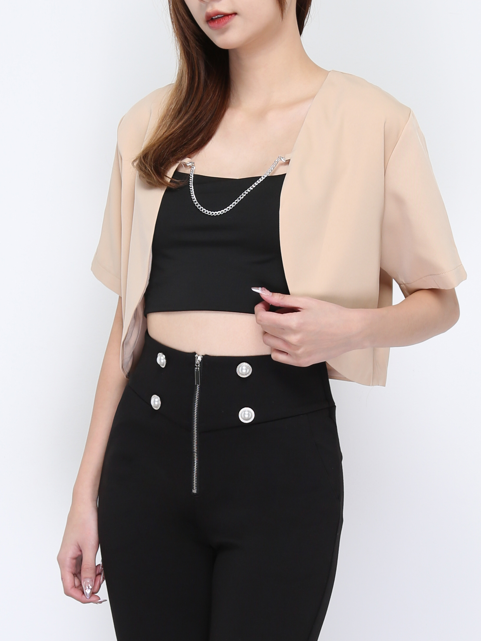 Decorative Chain Outerwear 20207