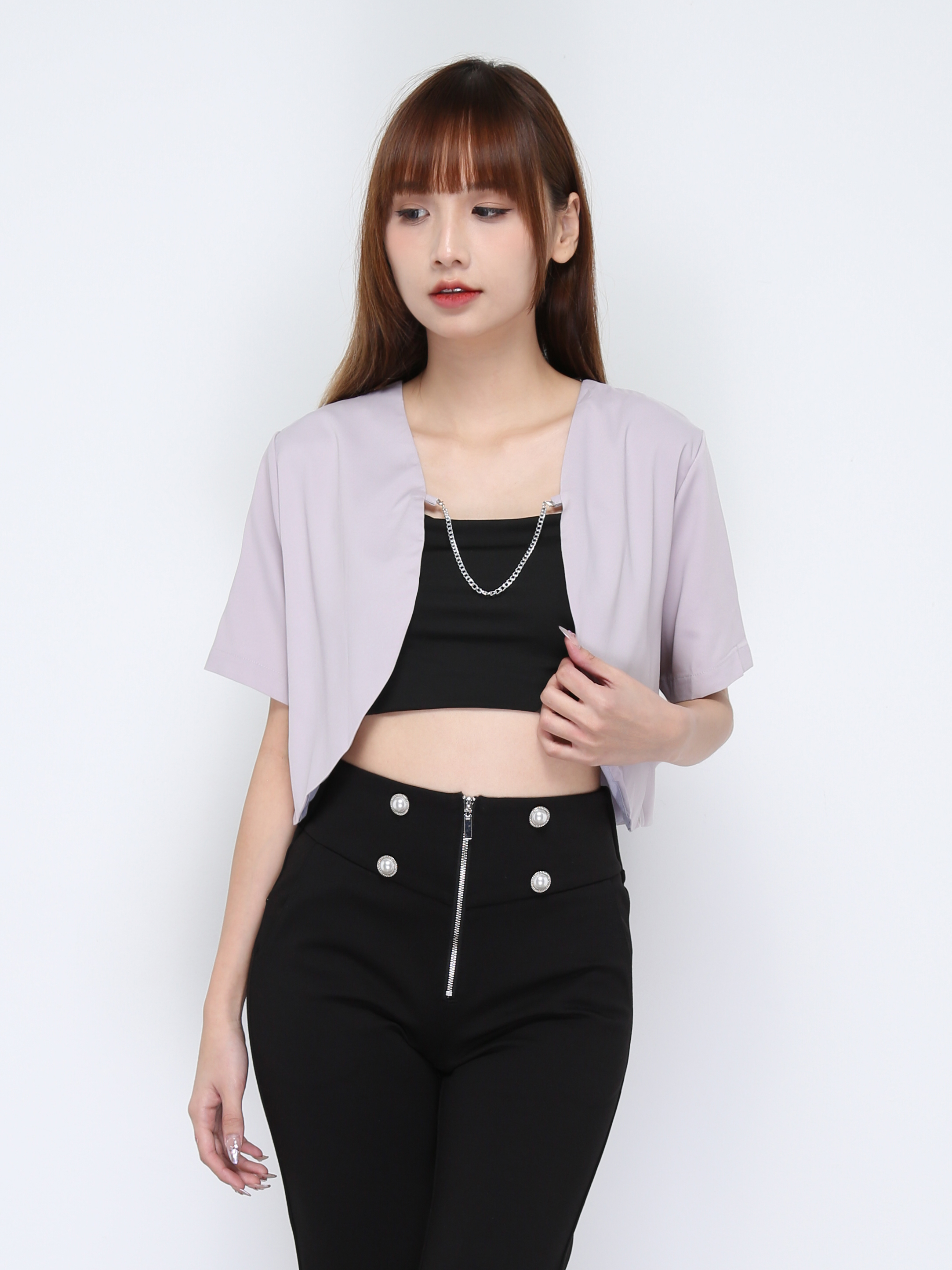 Decorative Chain Outerwear 20207